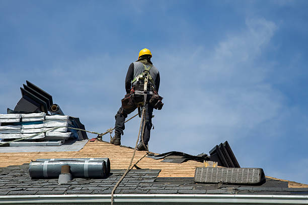 Professional Metal Roofing technician working in Fingal, ND